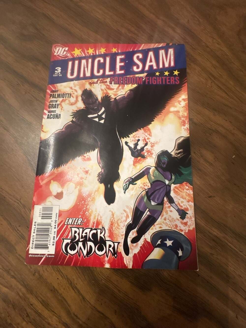 DC Uncle Sam And The Freedom Fighters 3 Comic Book November 2006